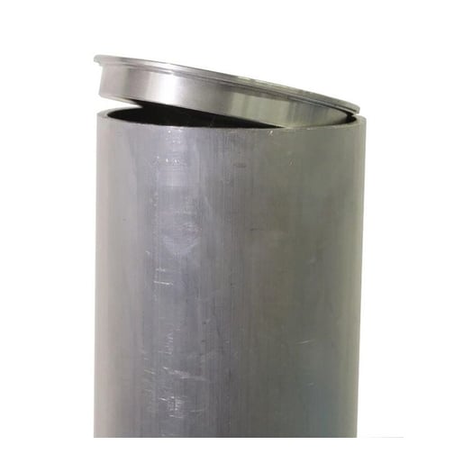 Alu-Bodenhülse für Fahnenmasten Ø 90 mm
