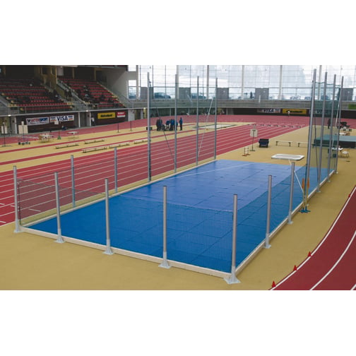 Kugelstoßmatte für Hallen, Velour