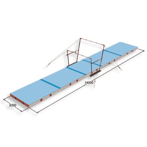 SPIETH® Mattensatz Stufenbarren