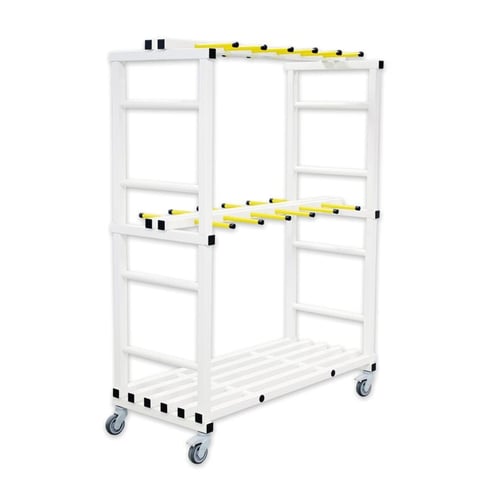 Aufbewahrungswagen für Schwimmgürtel, zweistöckig