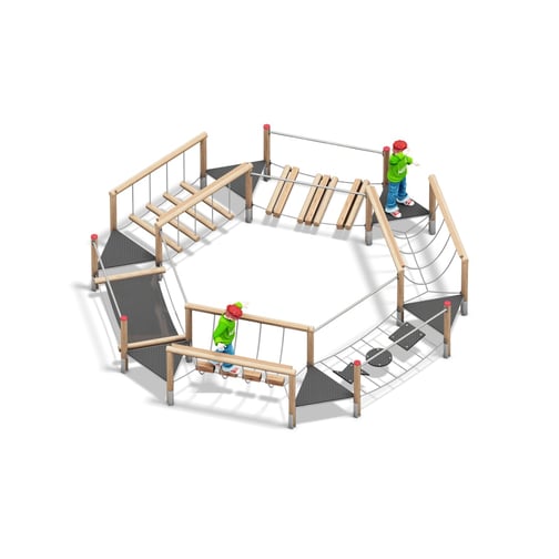 PLAYPARC® Wackelbrücke Kombination E