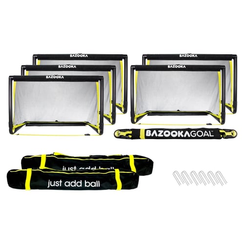 BazookaGoal® 6er-Spieltagsset Rasenplatz