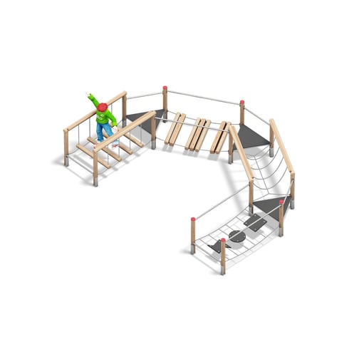 PLAYPARC® Wackelbrücke Kombination  D