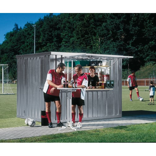 Multifunktionswand für Material-Container