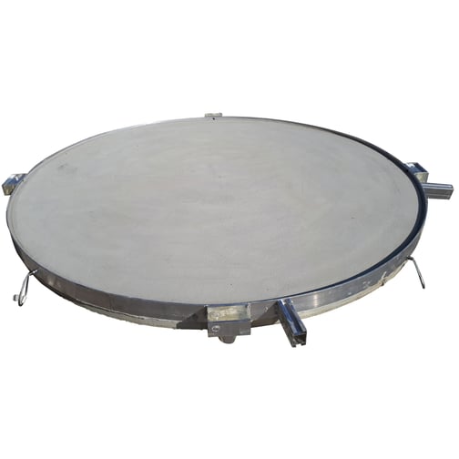Kugelstoßring mit Betonplatte