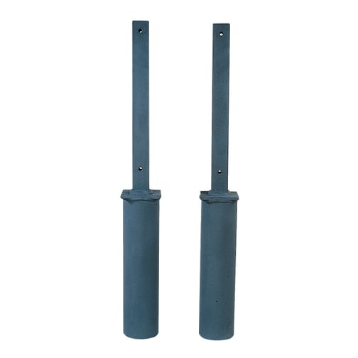 Alu-Netzpfosten mit Adapter, quadratisch 80 x 80 mm