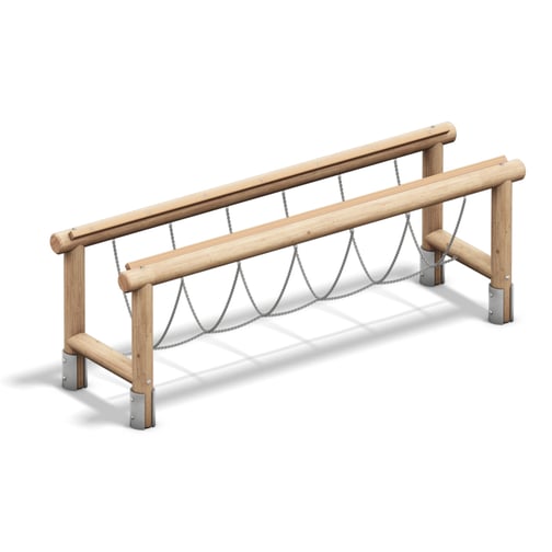 PLAYPARC® Balancier- & Kletterparkelement Kettenbrücke