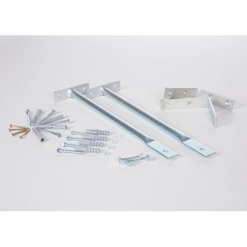 Wand-/Bodenbefestigungs-Set lang