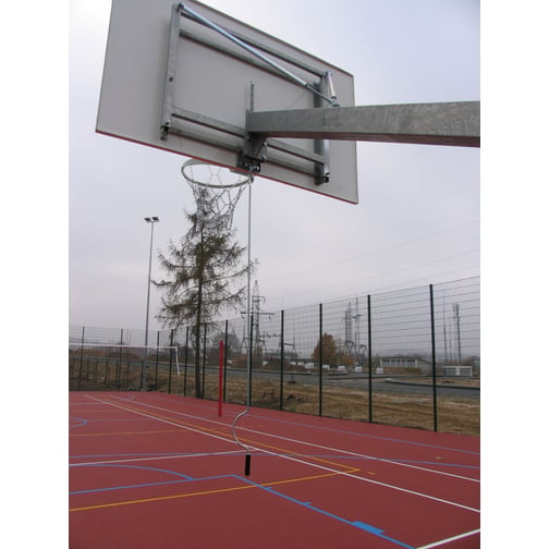 Kübler Sport® Basketballanlage mit Höhenverstellung