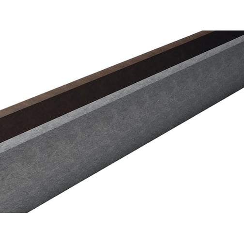 Graue Prallschutzbohle 