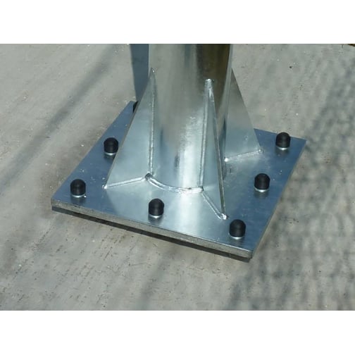 Rundmast für Solar-Anzeige