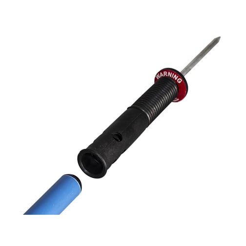 Adapter Stahlpin mit Feder für Stangen 25 mm Ø