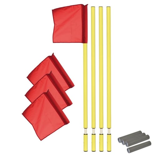 Kübler Sport® Kipp-Grenzstangen NEON 4er-Set