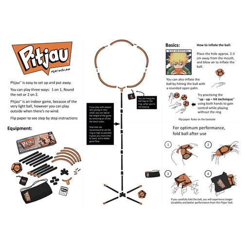 Pitjau Indoor-Ballspiel Classic Set