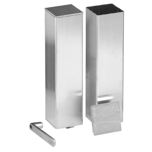 Tennispfosten Bodenhülsen für 80 x 80 mm 