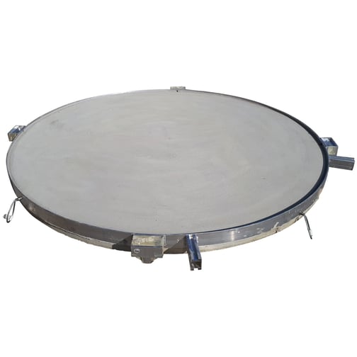 Kugelstoßring mit Betonplatte