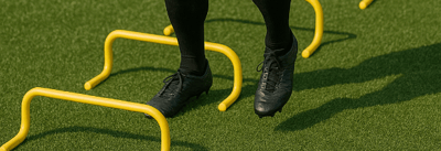 Trainingshürden Fußball