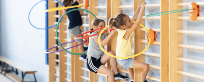 Kindersprossenwand