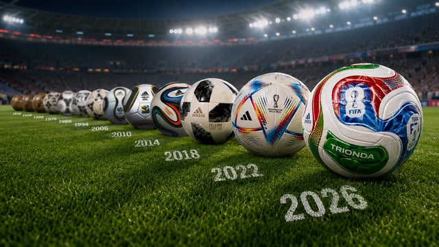 Fu&szlig;ball-WM B&auml;lle: 1930 bis heute | K&uuml;bler Sport