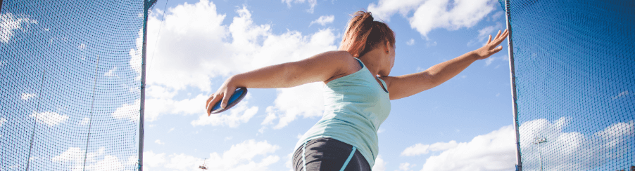 Präzise gefertigte Diskusscheibe für Leichtathletik-Training und Wettkampf – erhältlich in unterschiedlichen Gewichtsklassen.