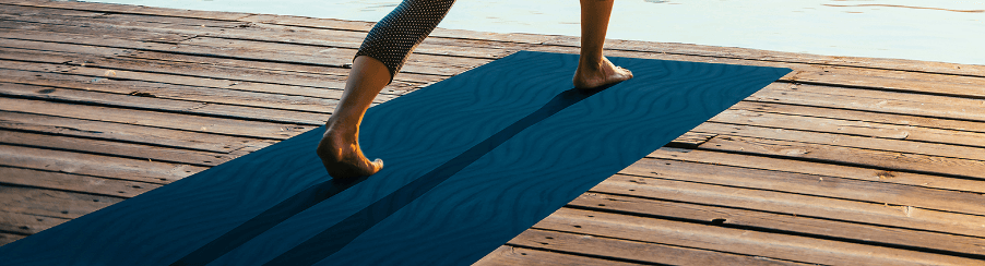 Vielseitige Yogamatte für Fitnessübungen, ideal für Stabilität und Komfort