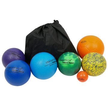 Kübler Sport® Dragonskin® Regenbogen Softball-Set