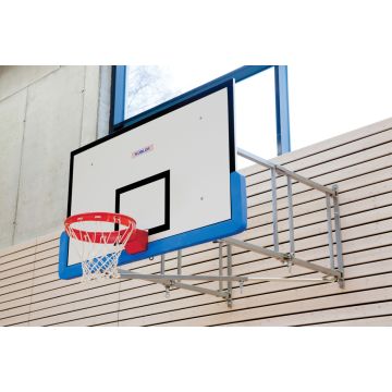 Basketball-Wandgerüst, zentrisch klappbar
