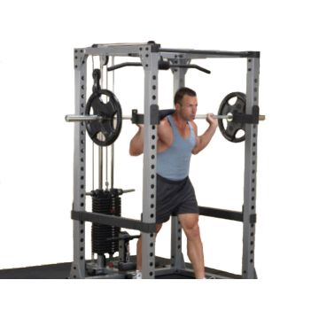Power Rack mit Latzug & 95 kg Gewichtsblock