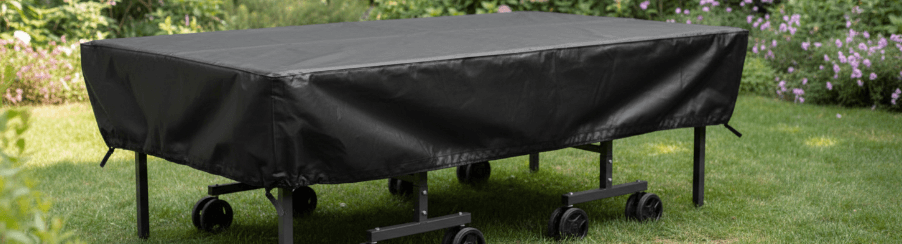 Schutzhülle für Tischtennistische im Einsatz: zuverlässiger Wetterschutz und Werterhalt für Racketsport