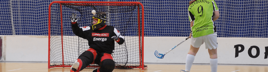 Floorball Tor für Teamsport im Einsatz auf dem Spielfeld