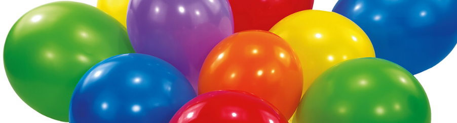 Bunte Luftballonbälle und Luftballonhüllen für Spielspaß, Bewegung und Sport in Schule, Kindergarten und Freizeit