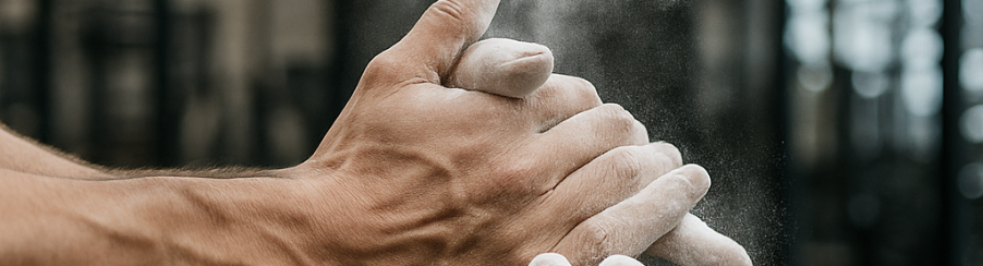 Magnesia in Blockform und Pulver als Zubehör für Turngeräte im Training und Wettkampf