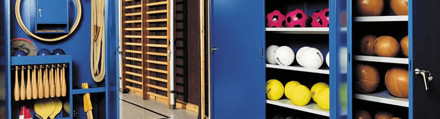 Sportgeräteschrank online kaufen für Anlagenausstattung und Sportanlagen