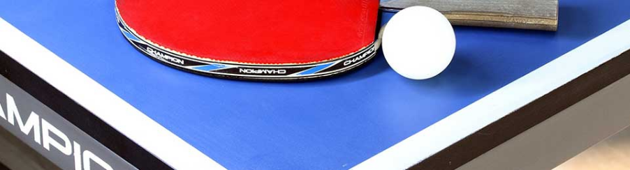 Mehrere hochwertige Tischtennisbälle auf einer Tischtennisplatte – Auswahl für Training, Freizeit und Wettkampf